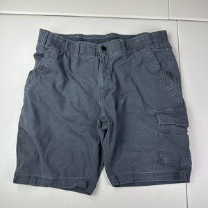 Wolverine‎ Mens 38 Dark Gray Flat Front Relaxed Cargo Cotton Work Outdoor Shorts